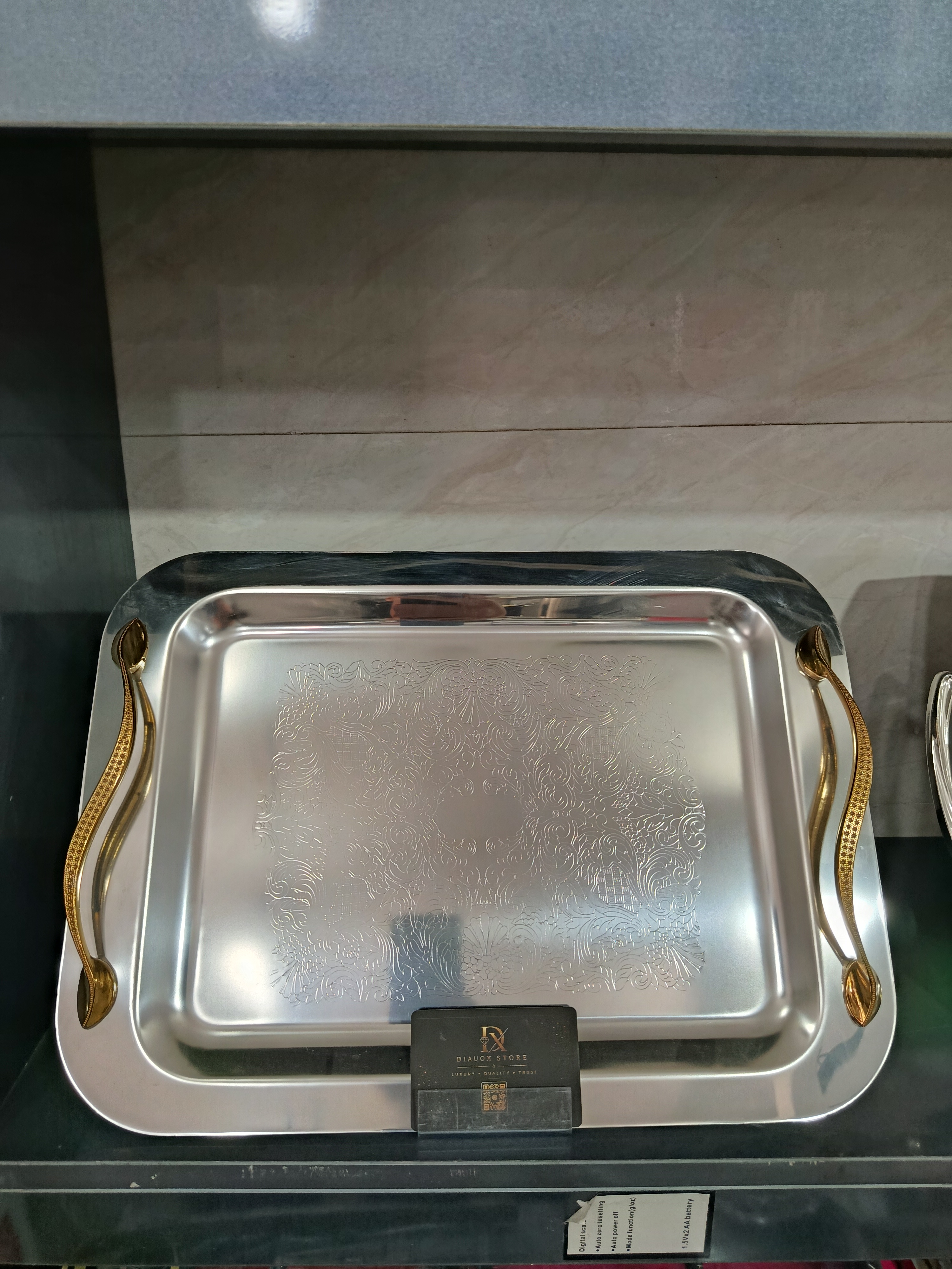 سینی دسته ماری استیل